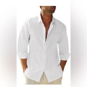 JEKAOYI Buttom  Down  Shirt  Size  M